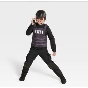 S.W.A.T. Officer Halloween Costume Kids Size S (4-7) Hyde and Eek Swat Officer